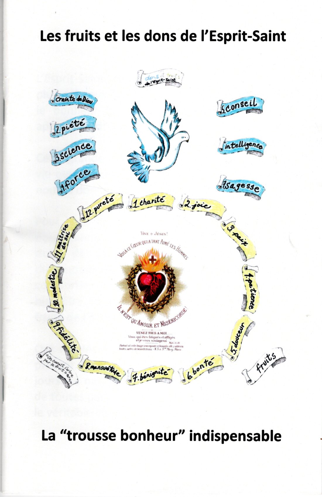 9 Dons De L Esprit Saint FRA076 – Livret «les fruits et les dons de l’esprit-saint – Priants